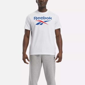 Men's Reebok Identity Big Stacked Logo T-Shirt