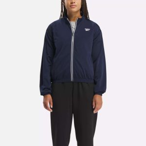 Women's Reebok Identity Back Vector Tricot Track Jacket