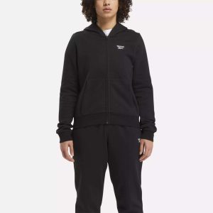 Women's Reebok Identity Small Logo Fleece Full-Zip Hoodie