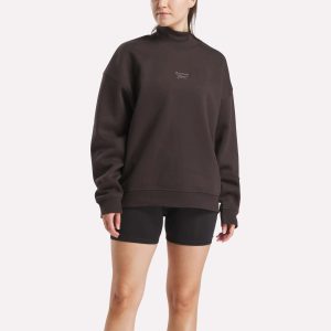 Women's Longline Roll Neck Sweatshirt