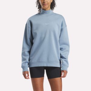 Women's Longline Roll Neck Sweatshirt