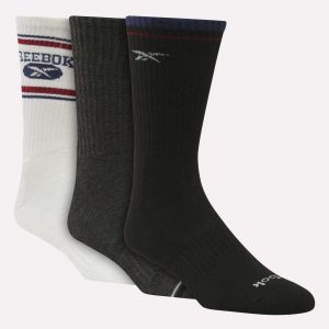 Men's 1/2 Terry Crew Socks 3 Pairs