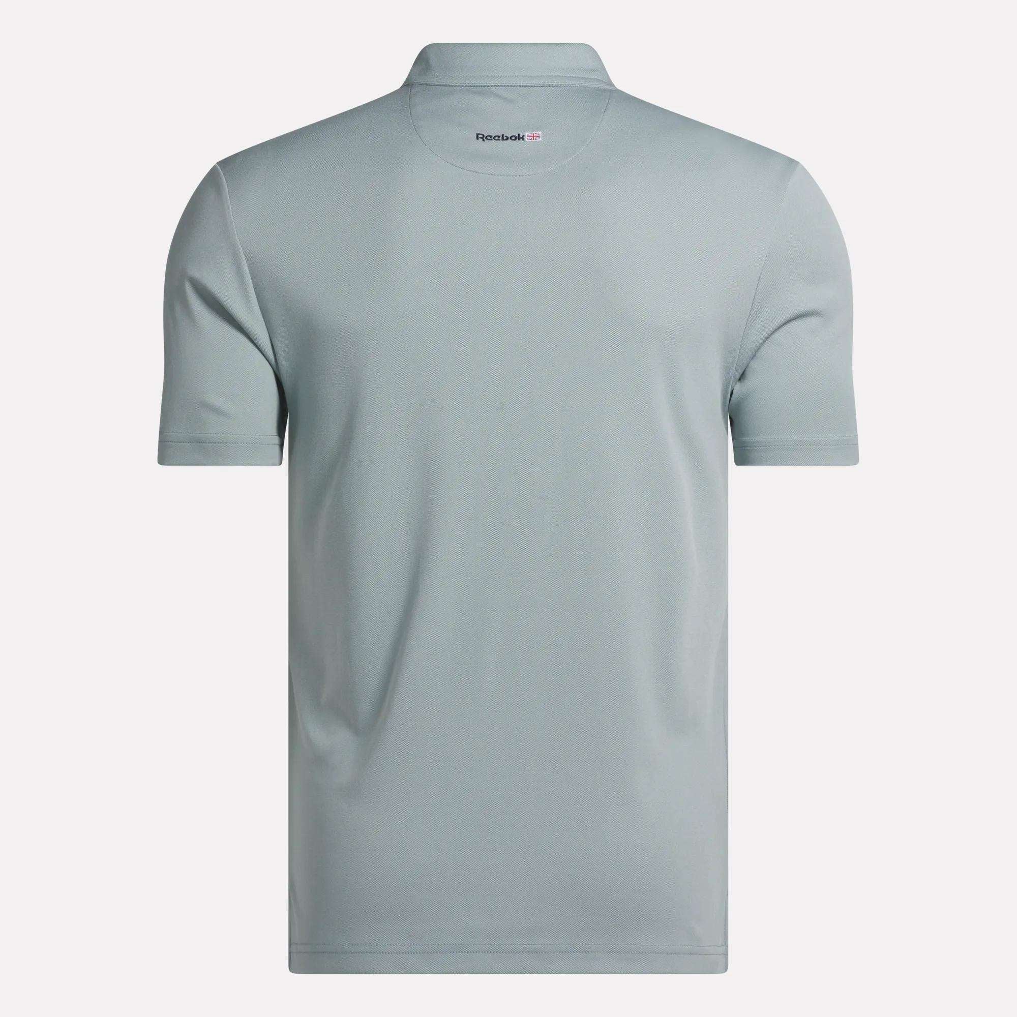 Men's Short Sleeve Oxford Knit Pique Polo Shirt - Image 3