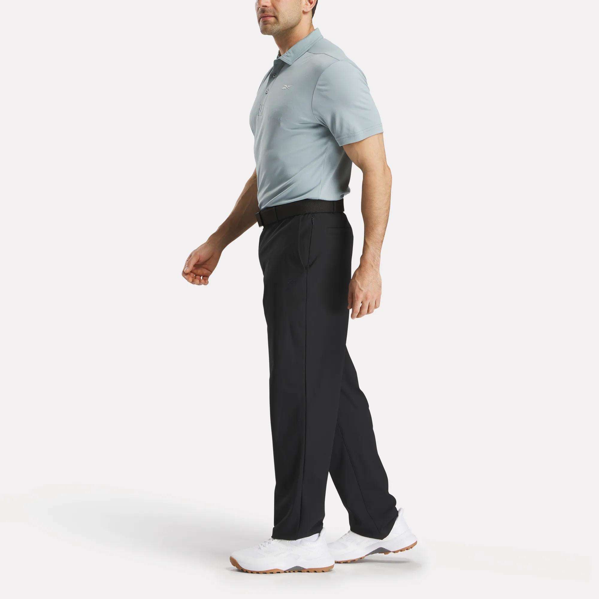 Men's Short Sleeve Oxford Knit Pique Polo Shirt - Image 5