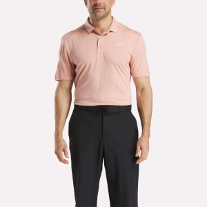 Men's Short Sleeve Oxford Knit Pique Polo Shirt