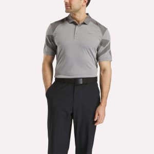 Men's Short Sleeve Signature Vector Sleeve Polo Shirt