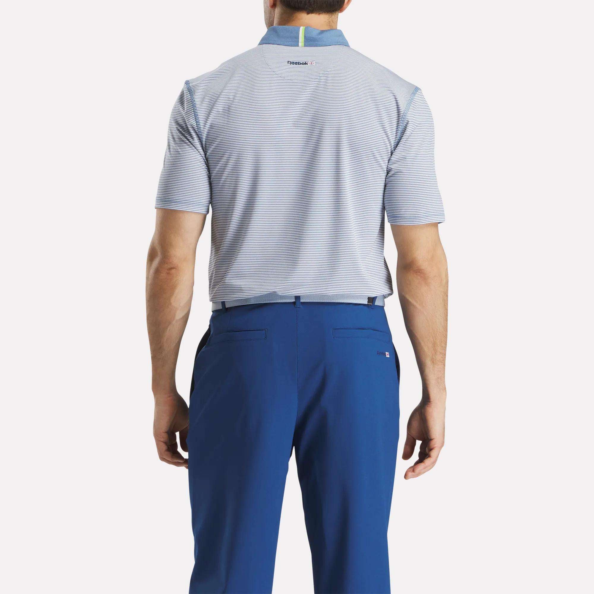 Men's Short Sleeve Core Stripe Polo Shirt - Image 4