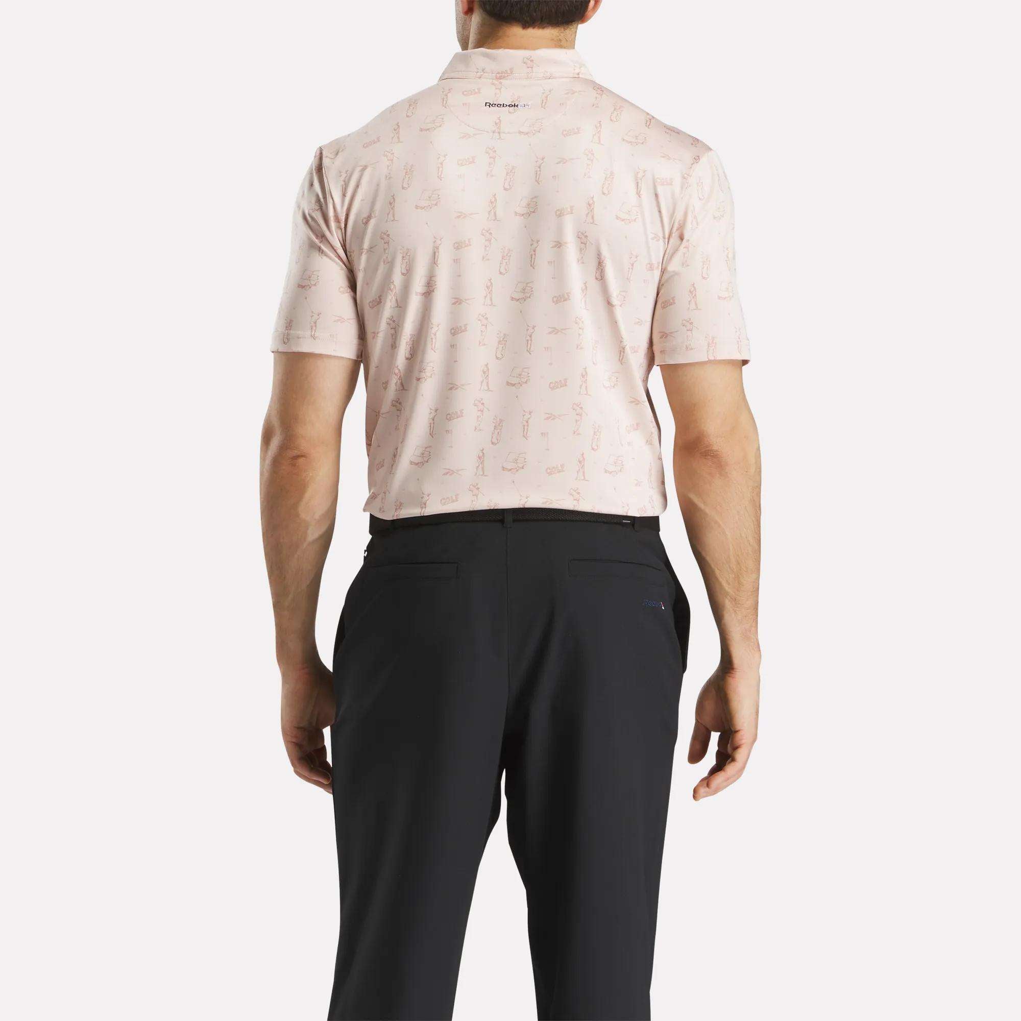 Short Sleeve Tournament Etching Print Polo Shirt - Image 2