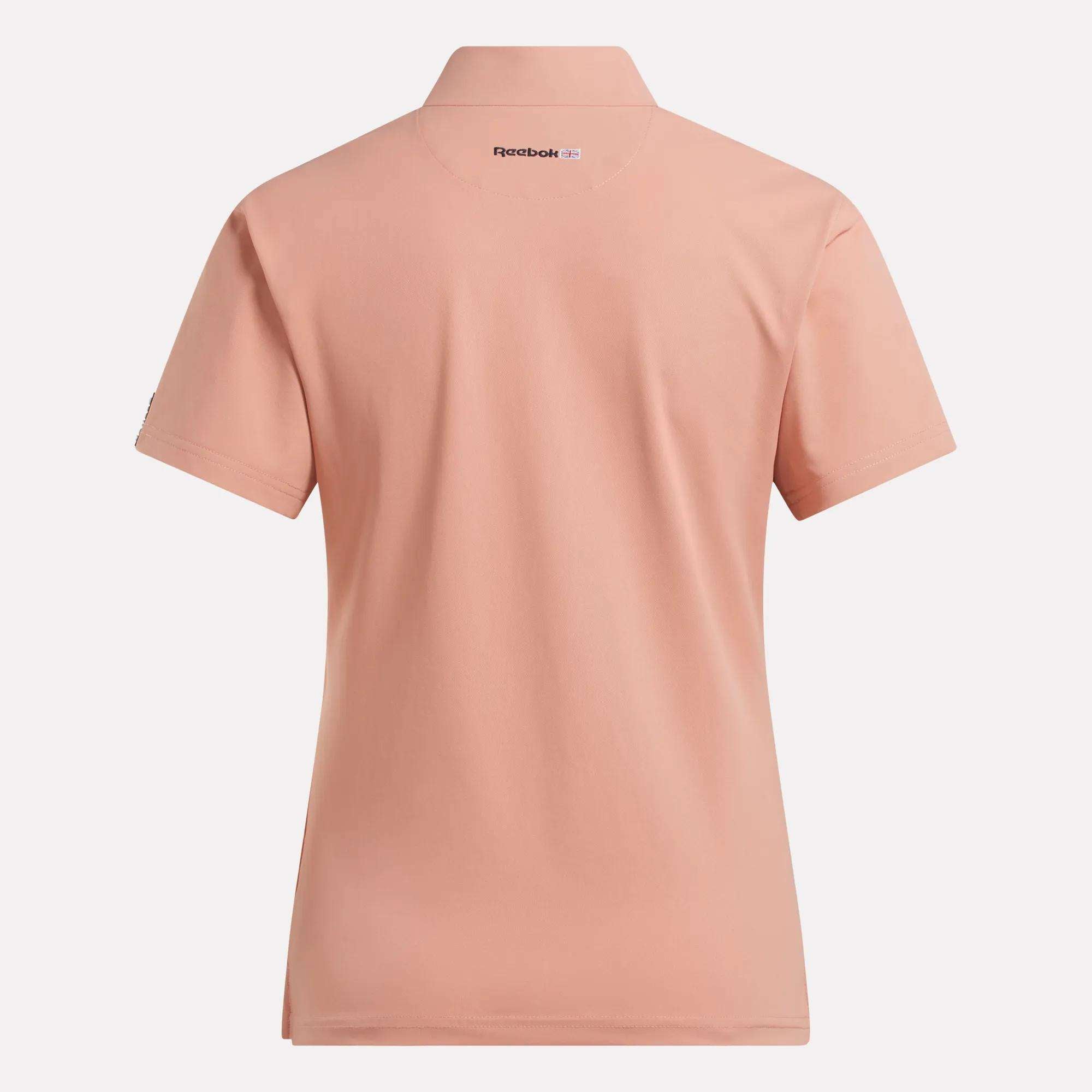 Women's Short Sleeve Stretch Pique Placket Polo Shirt - Image 4