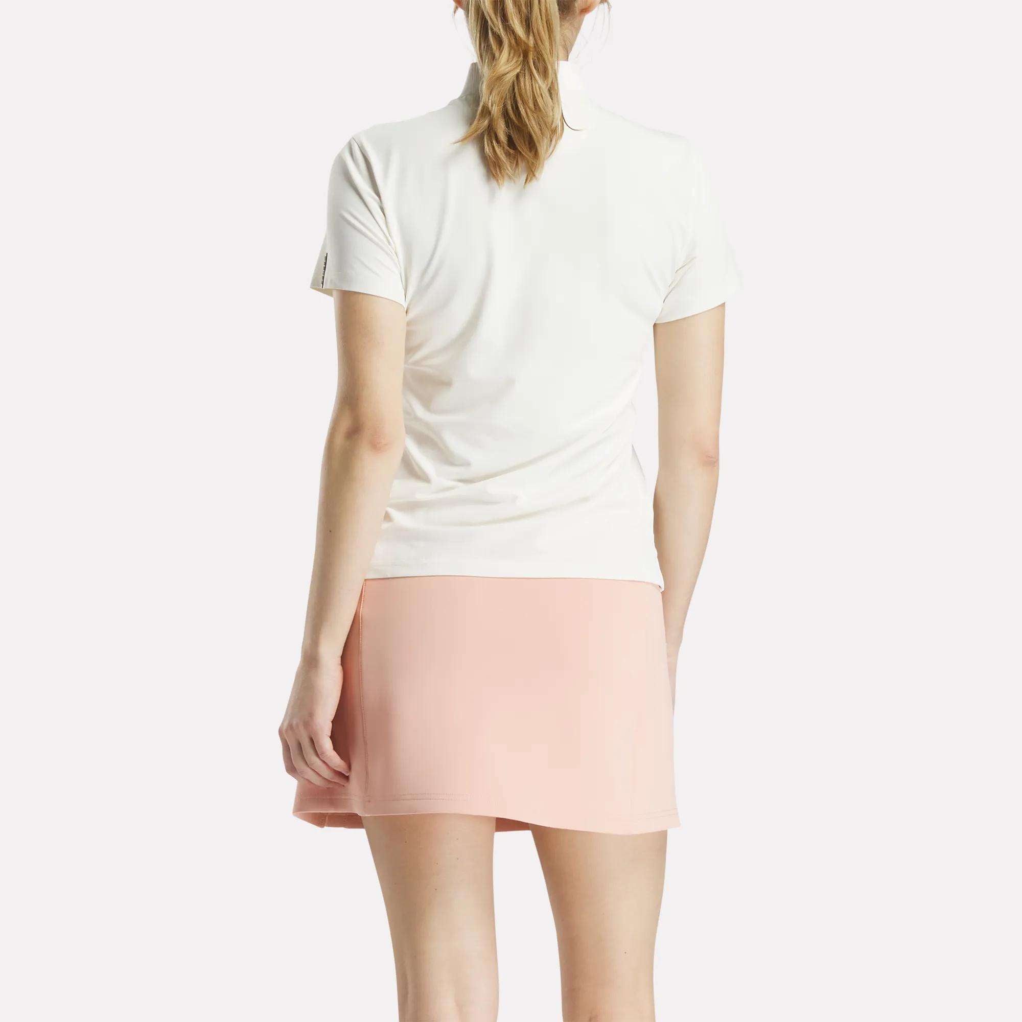 Women's Short Sleeve Stretch Pique Placket Polo Shirt - Image 3