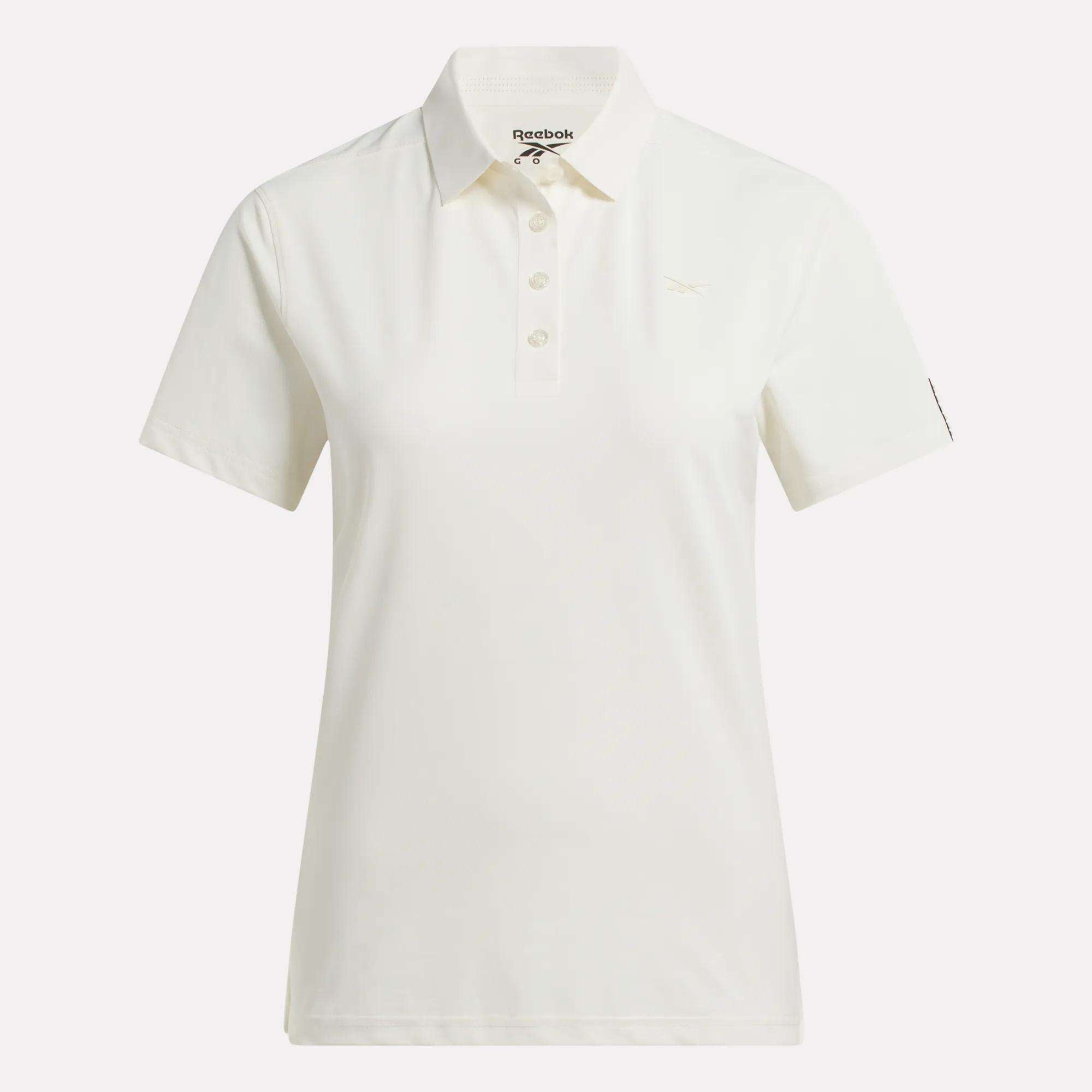 Women's Short Sleeve Stretch Pique Placket Polo Shirt - Image 5