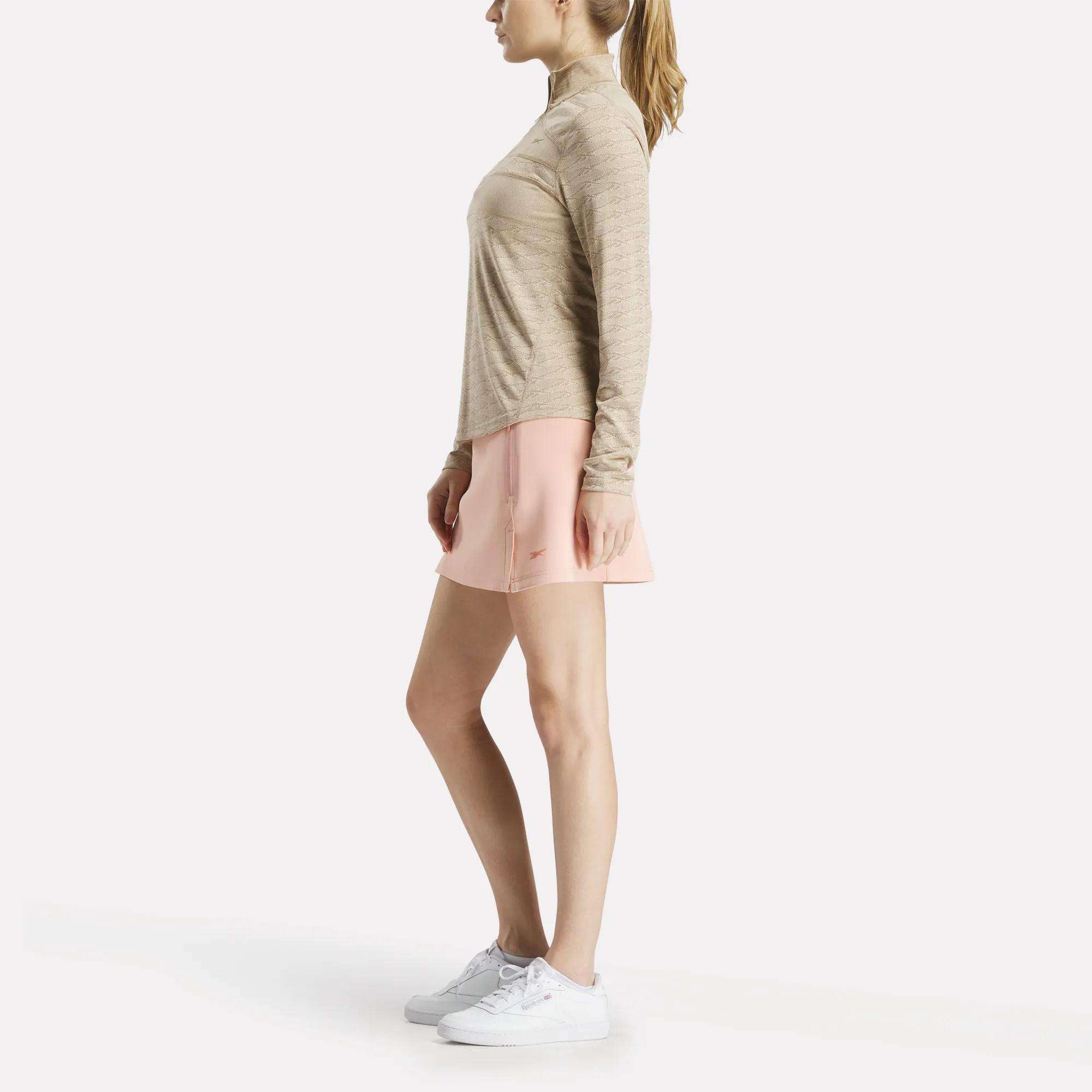 Women's Long Sleeve Engineered Vector Jacquard 1/4 Zip Golf Pullover Top - Image 2