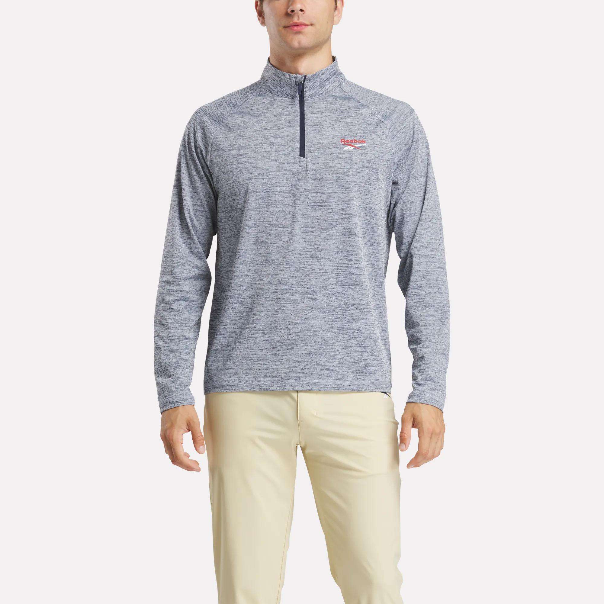 Men's Cationic Wicking Quarter-Zip Sweatshirt