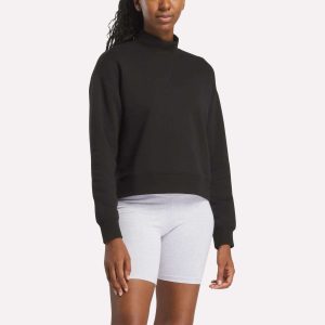 Women's Small Vector Mockneck Sweatshirt