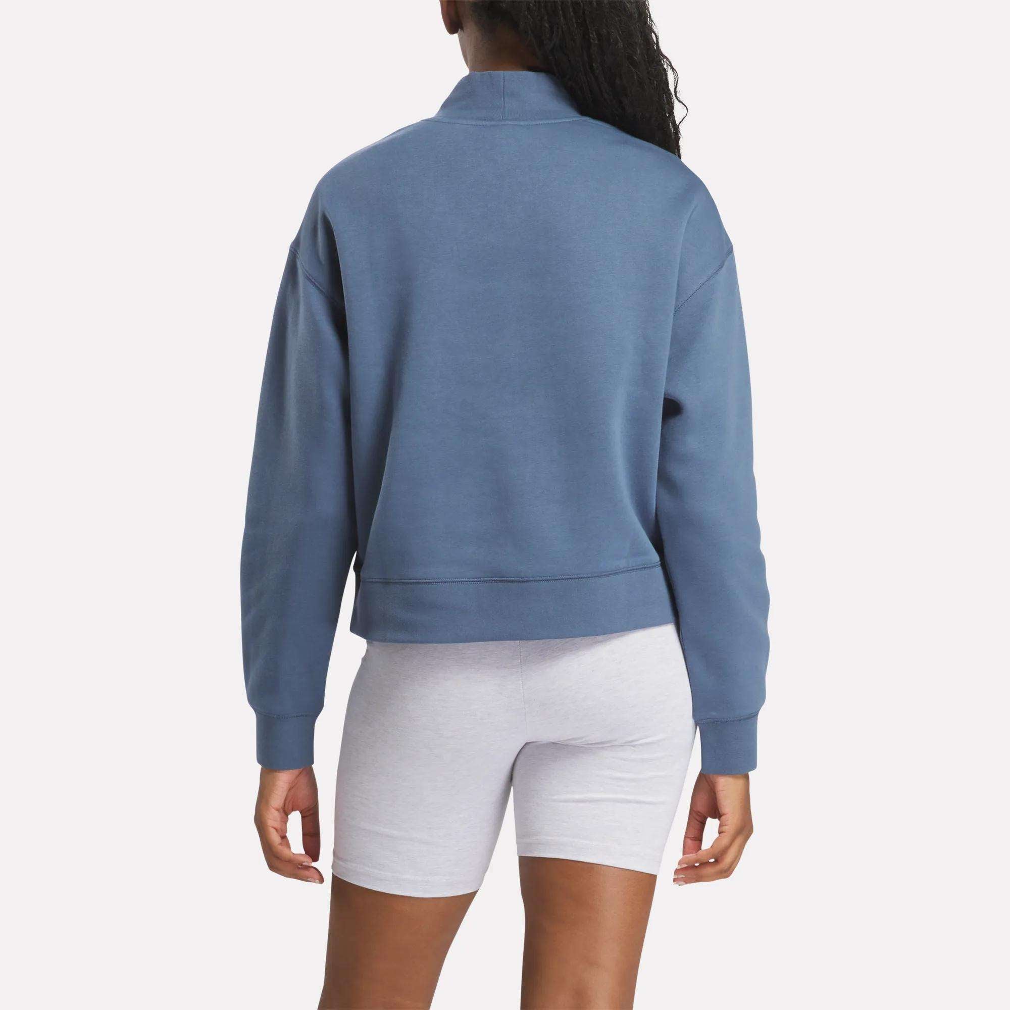 Women's Small Vector Mockneck Sweatshirt - Image 5