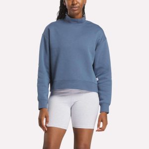 Women's Small Vector Mockneck Sweatshirt