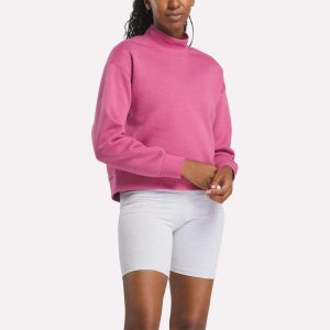 Women's Small Vector Mockneck Sweatshirt