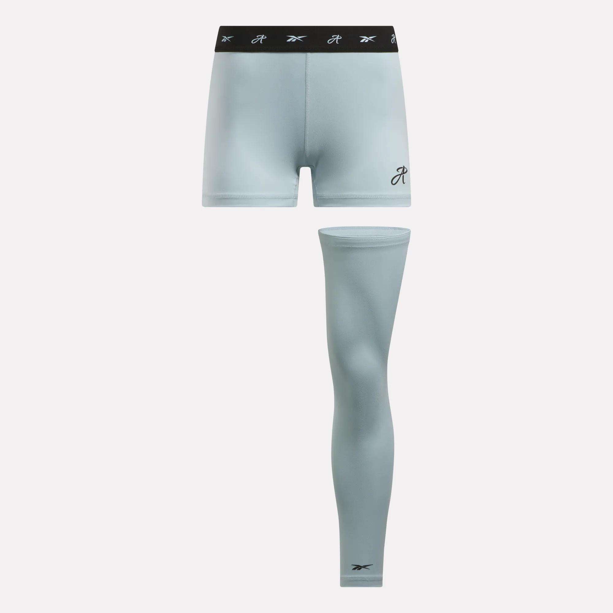Reebok x Angel Reese Mini Shorts & Sleeve - Image 5
